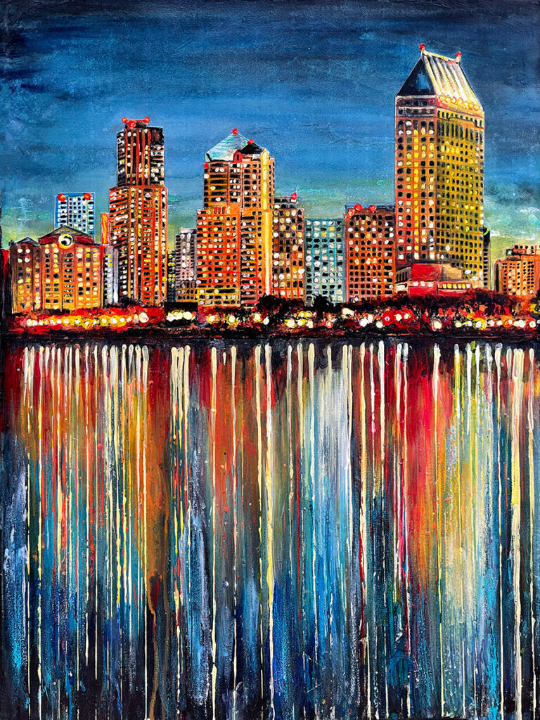 Painting of San Diego by Dano Carver