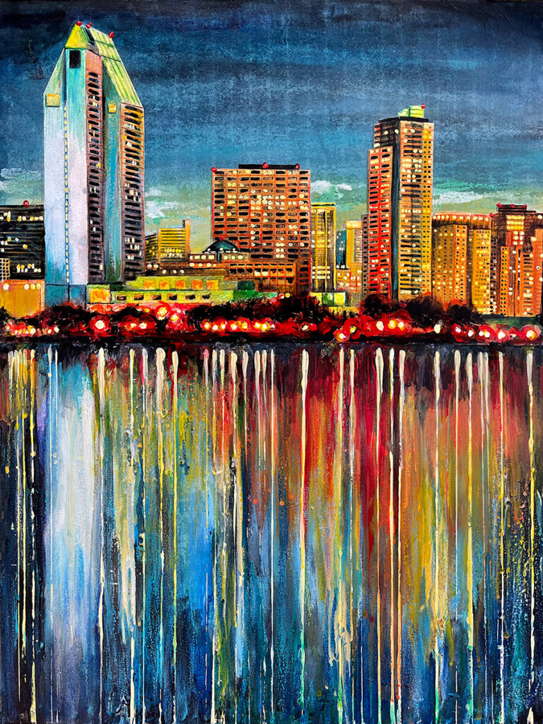 Painting of San Diego by Dano Carver