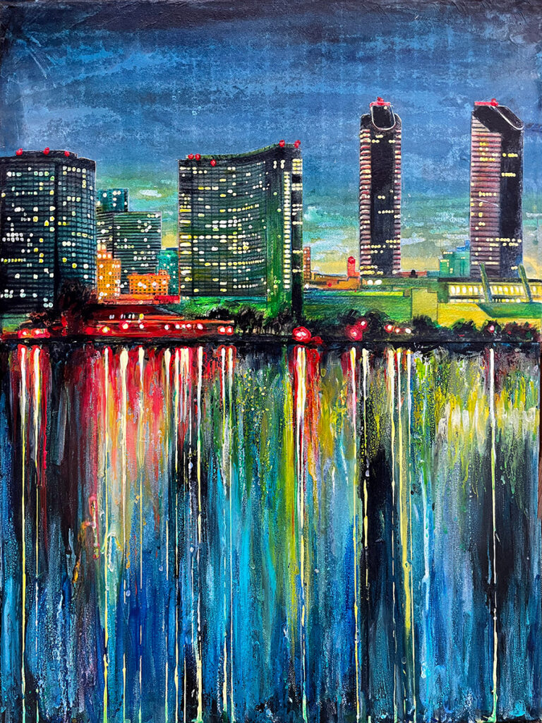 Painting of San Diego by Dano Carver